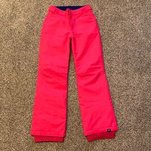 Roxy girl’s snow pants. Ski or snowboard.